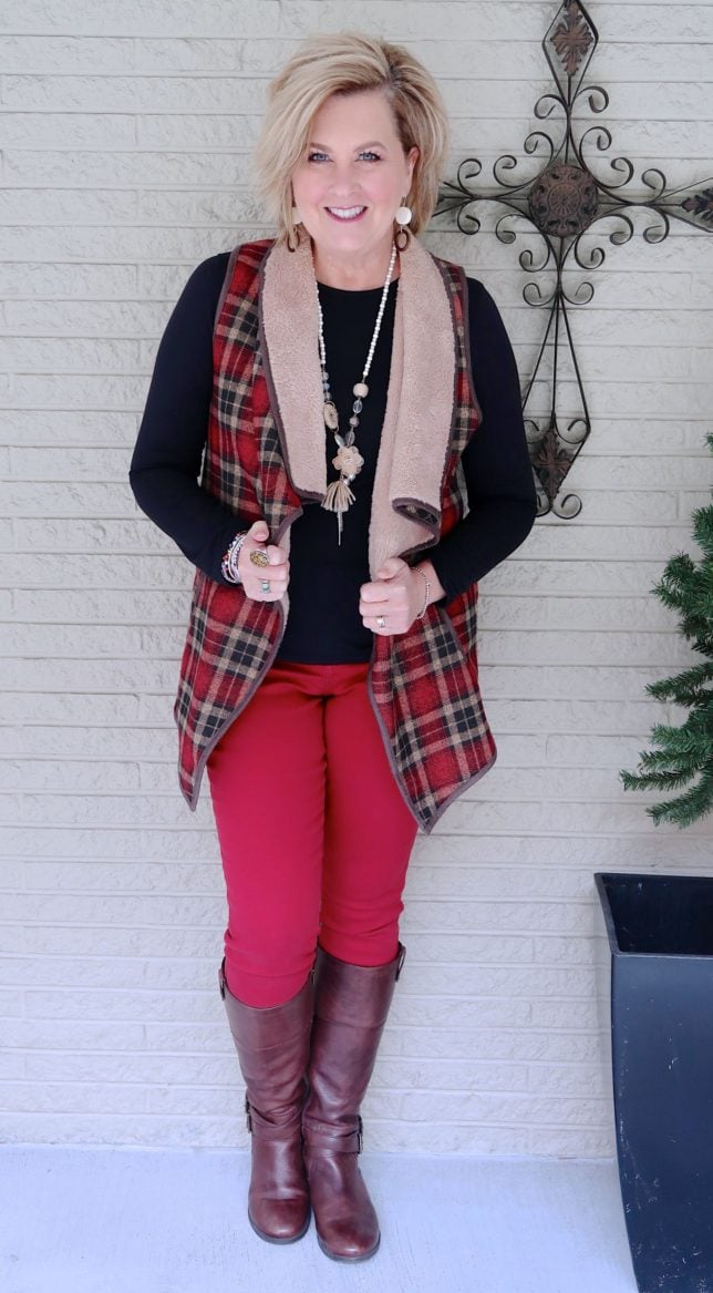 50 IS NOT OLD | SHERPA FOR WARMTH AND STYLE | FASHION OVER 40