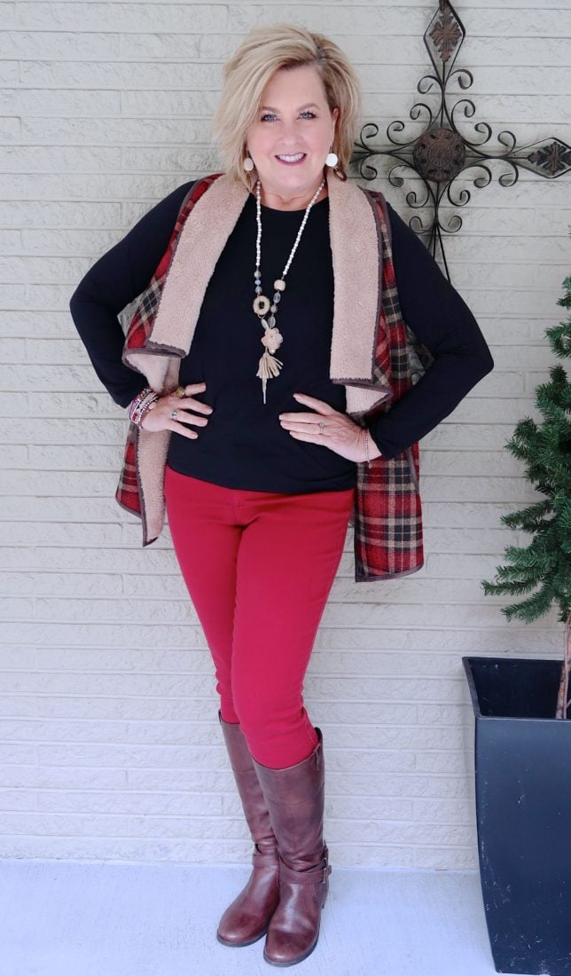 50 IS NOT OLD | SHERPA FOR WARMTH AND STYLE | FASHION OVER 40