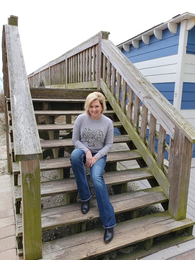 50 IS NOT OLD | WEARING MY HEART ON MY CHEST | FASHION OVER 40