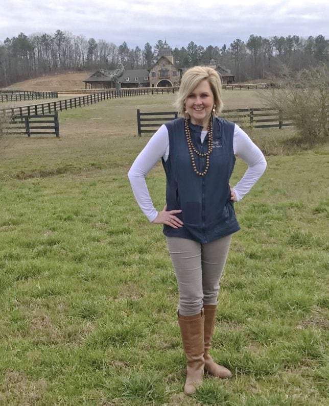 50 IS NOT OLD | HOW A WINDPROOF VEST CAN KEEP YOU WARM | FASHION OVER 40
