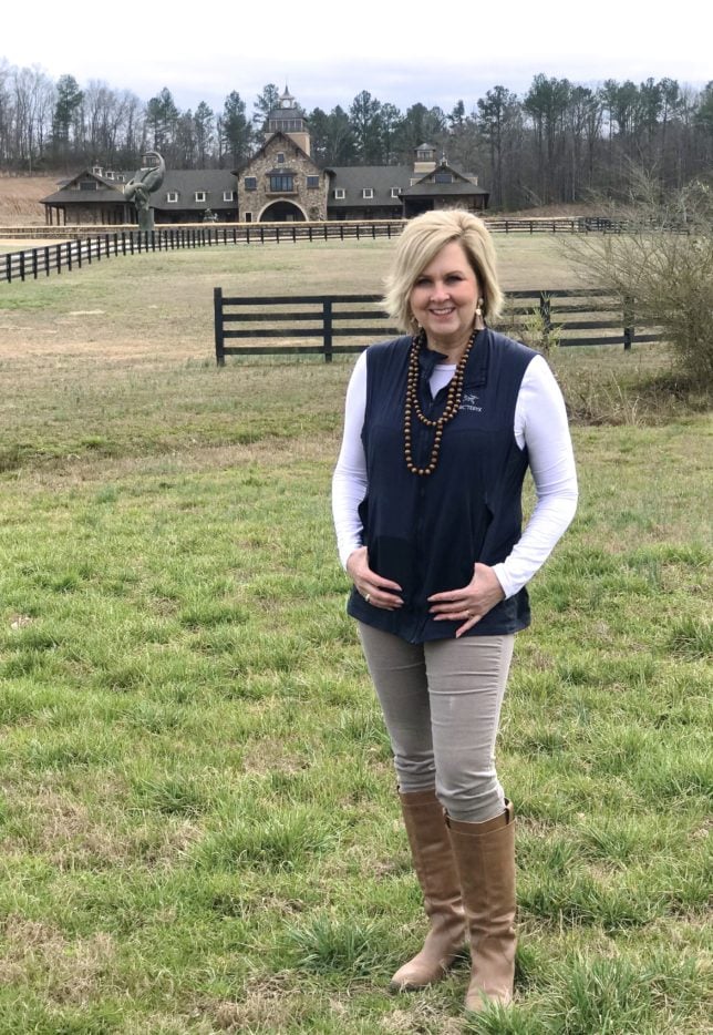 50 IS NOT OLD | HOW A WINDPROOF VEST CAN KEEP YOU WARM | FASHION OVER 40