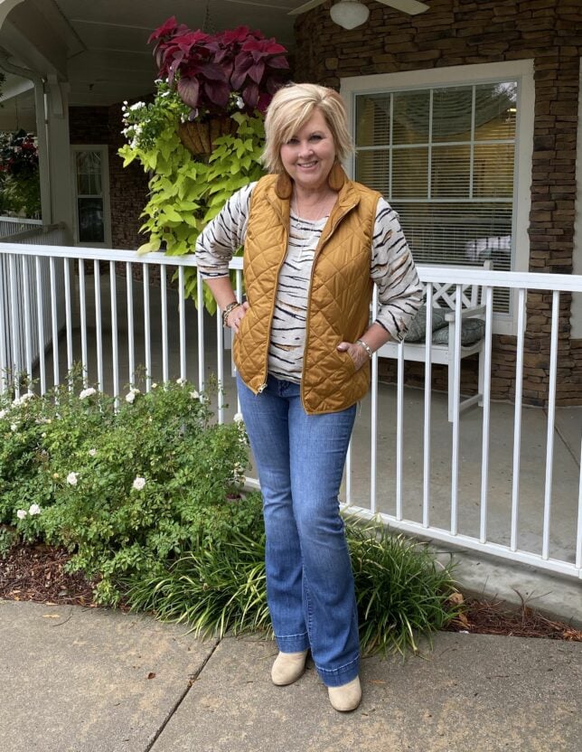 50 IS NOT OLD | TIGER STRIPES FOR A ROARING FALL LOOK | FASHION OVER 40