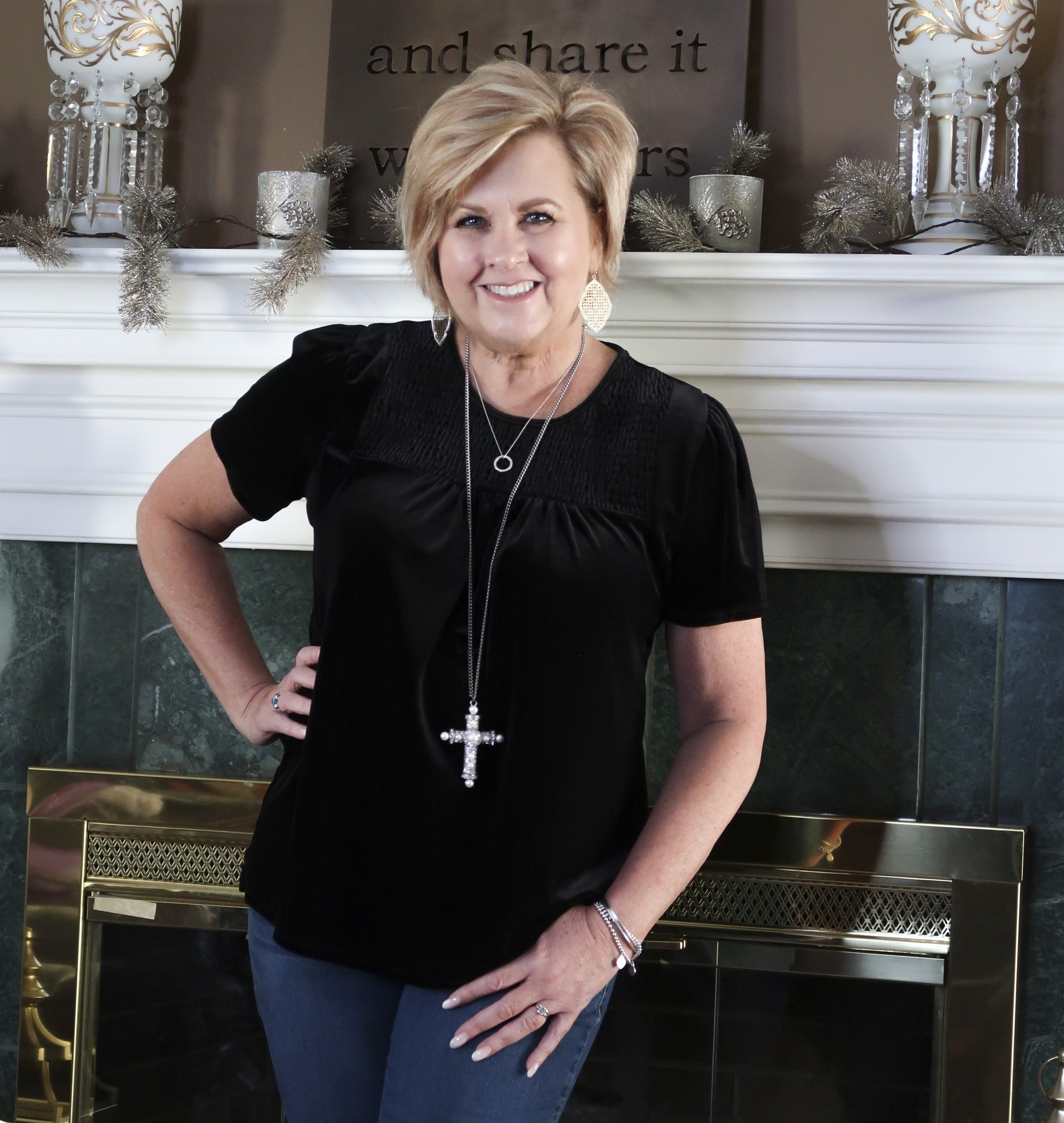 black velvet tee for a stylish thanksgiving