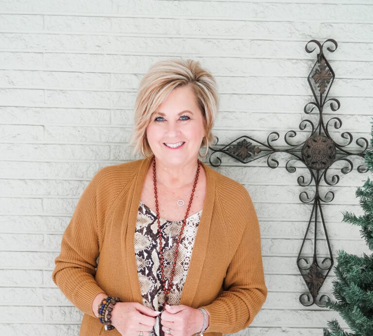 Brown Snakeskin top