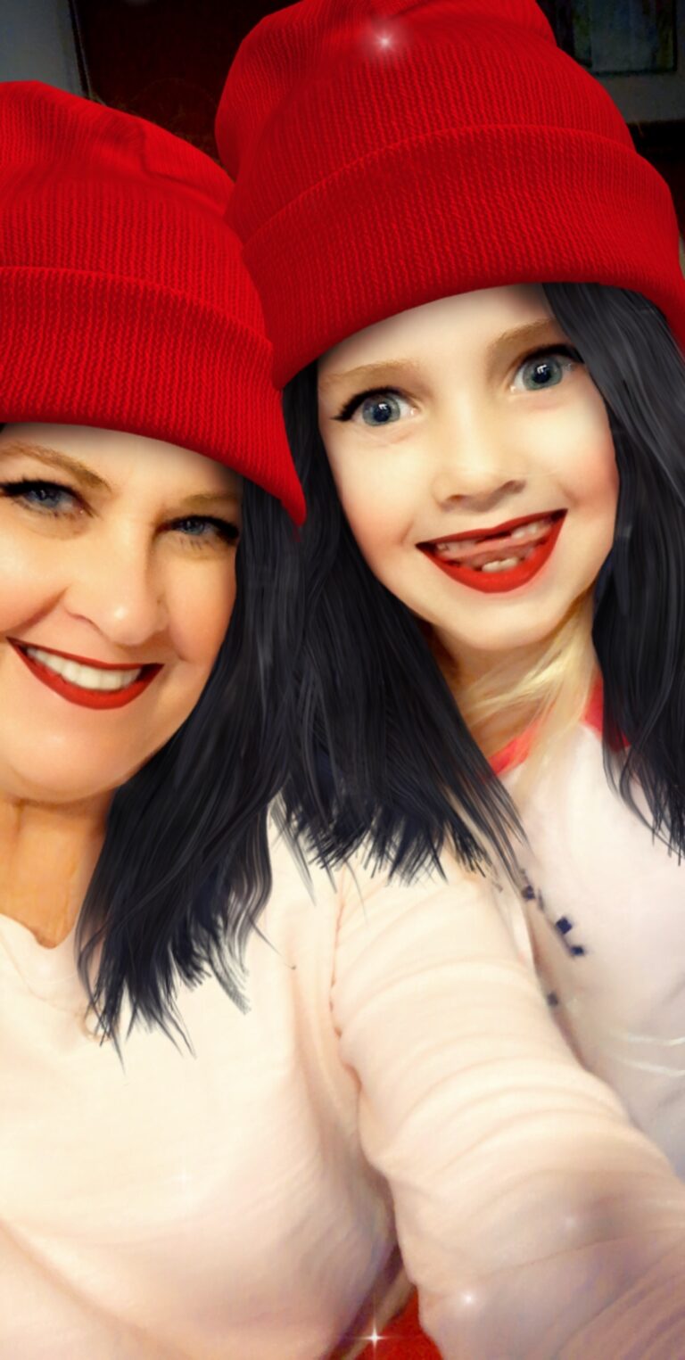 Happy Thanksgiving with granddaughter