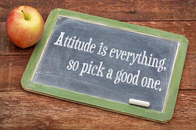 START THE NEW YEAR WITH A NEW ATTITUDE