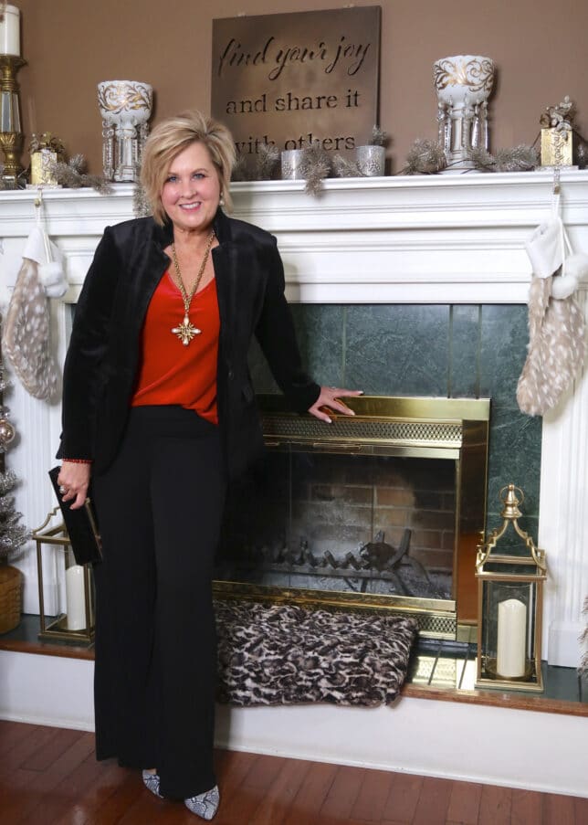 velvet for elegant holidays style