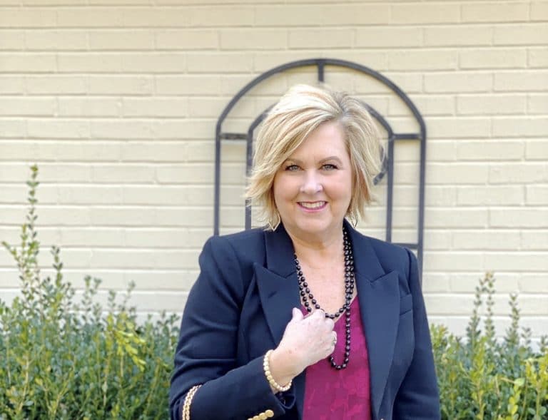 Office wear by fashion blogger 50 is not old. Leopard print skirt and a black blazer