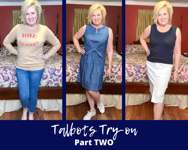 Fashion Blogger 50 Is Not Old showing how clothing looks on a real person instead of a model