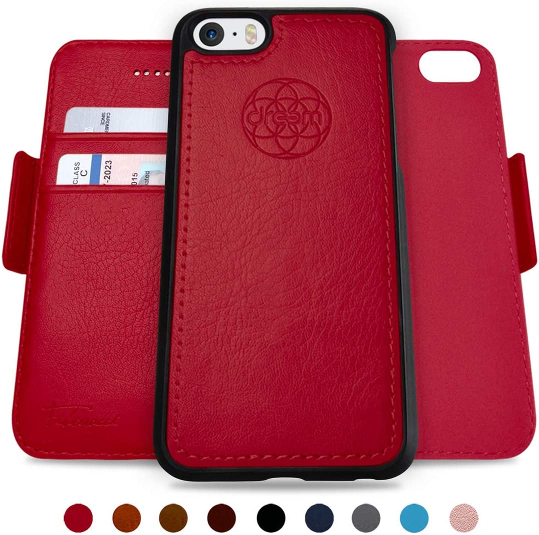 Dreen phone wallet in red