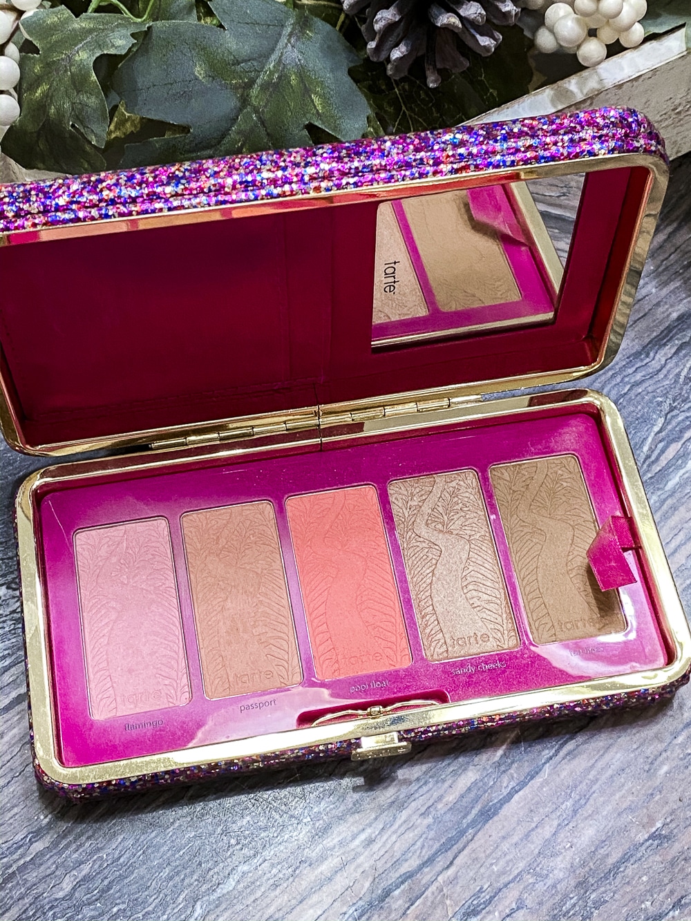 Fashion Blogger 50 Is Not Old is showing, Tarte Amazonian Clay Blush Palette