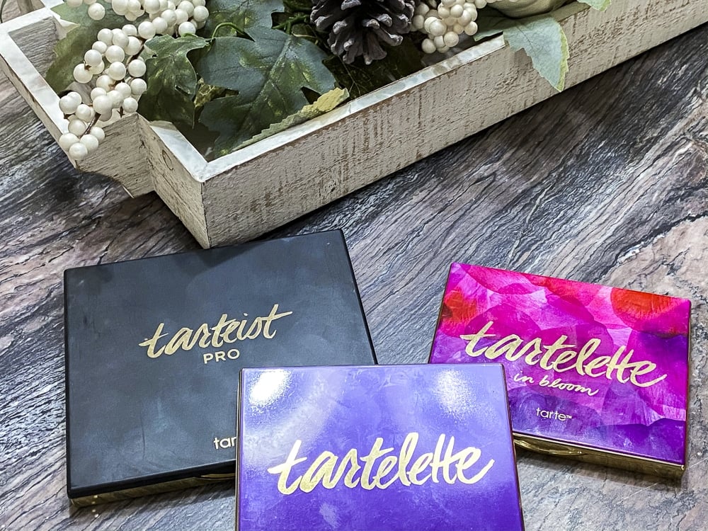 Fashion Blogger 50 Is Not Old is showing, Tarte Eyeshadow Palettes