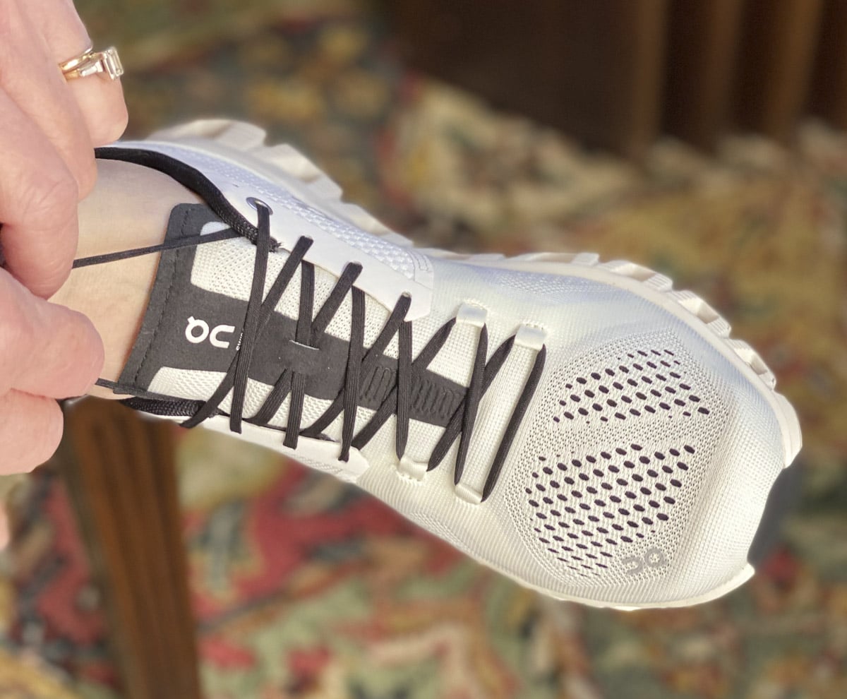 Tania Stephens wearing On Cloud sneakers
