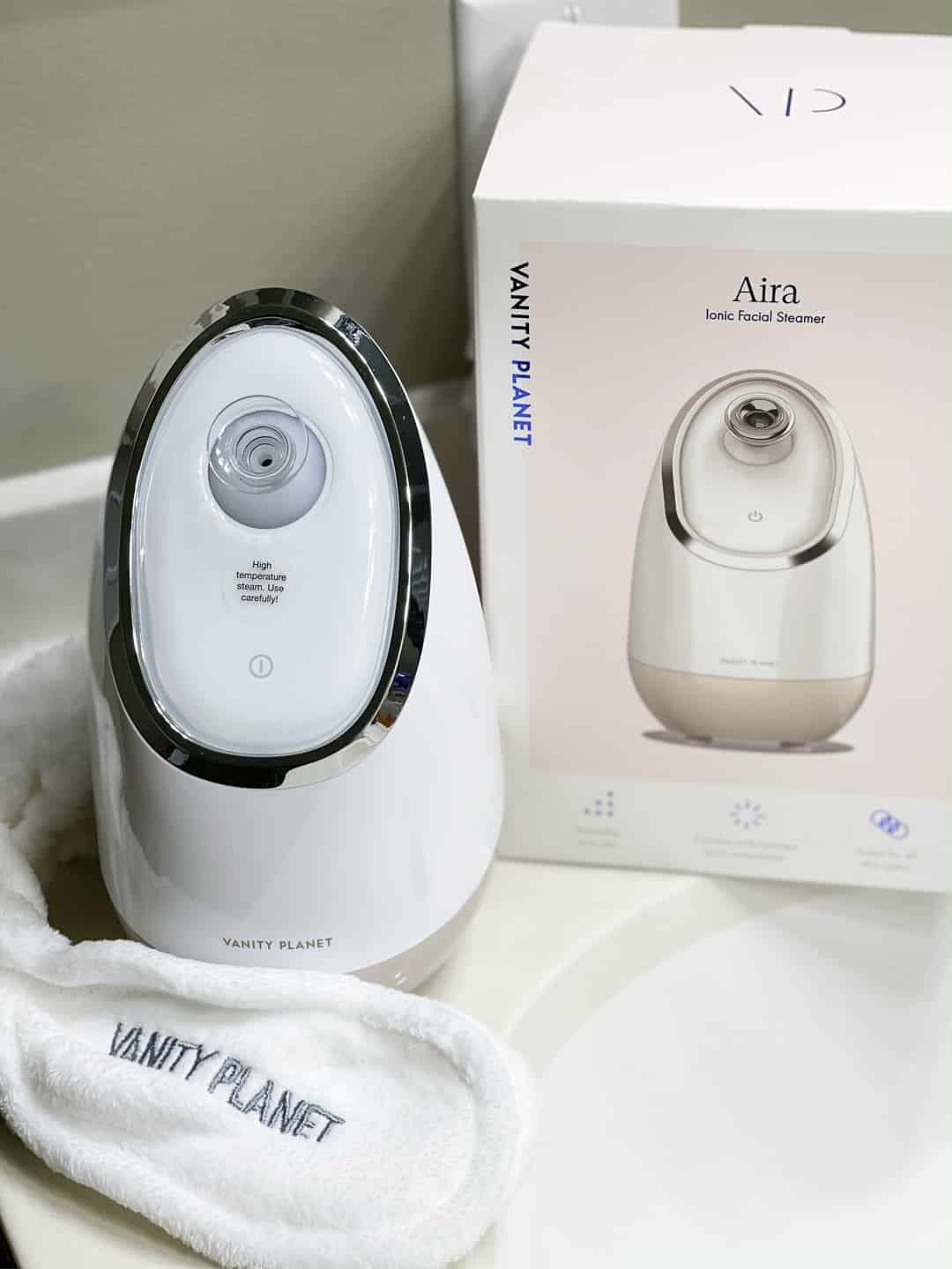 Over 40 Fashion Blogger, Tania Stephens, is showing items from Amazon that you didn't know you needed, including this face steamer