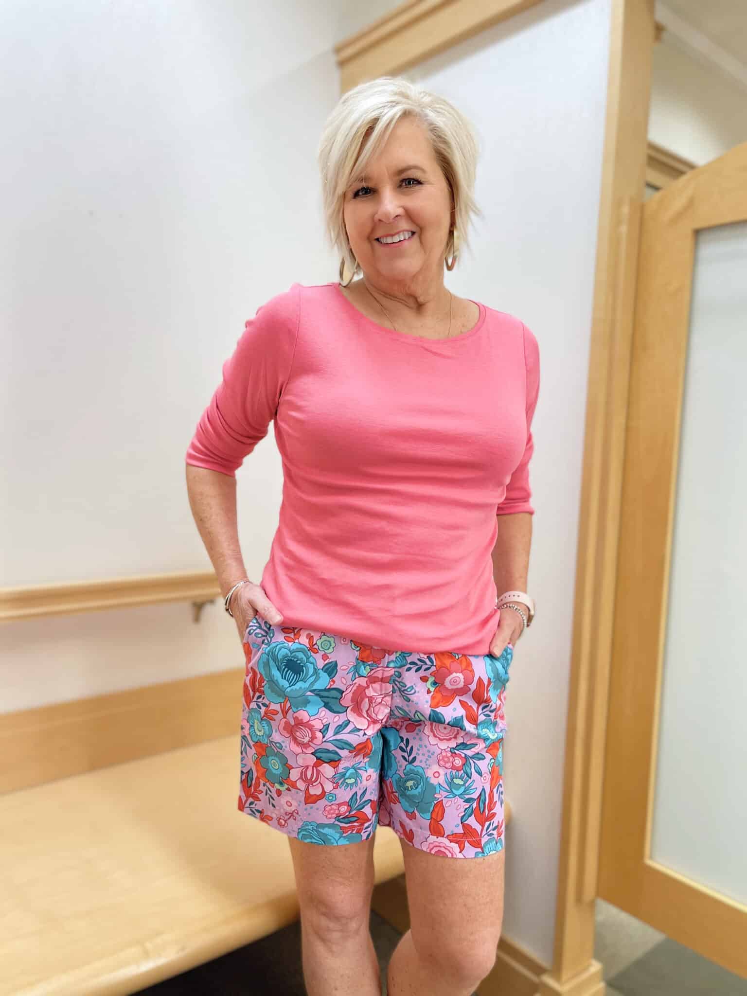 Over 40 Fashion Blogger, Tania Stephens is doing a try-on haul from Talbots inside the dressing room20