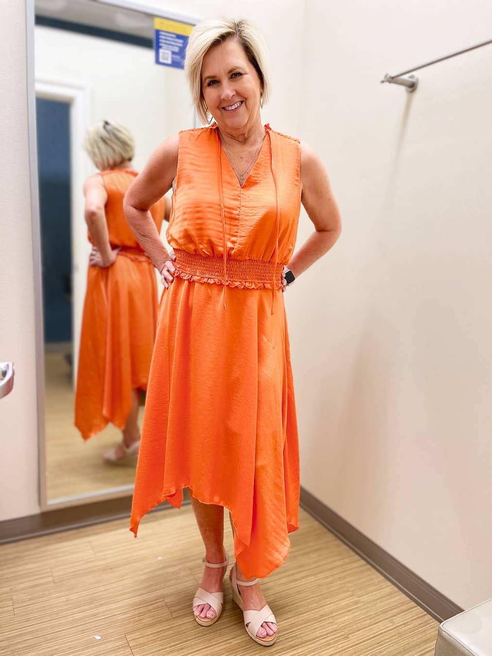 Over 40 Fashion Blogger, Tania Stephens is doing a Belk try-on haul with summer dresses39
