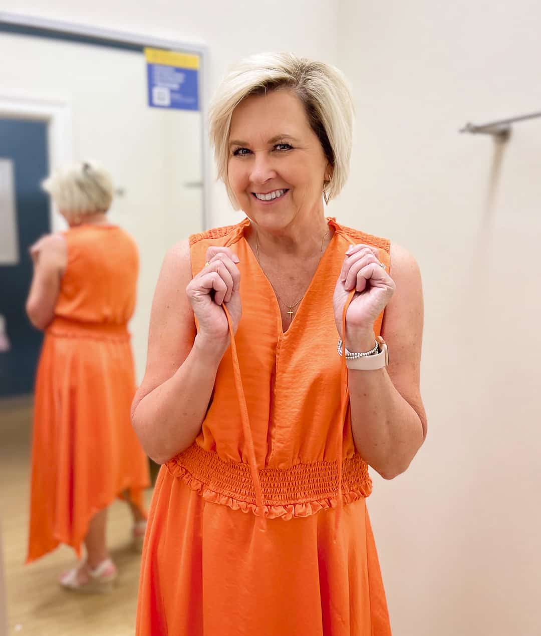 Over 40 Fashion Blogger, Tania Stephens is doing a Belk try-on haul with summer dresses43