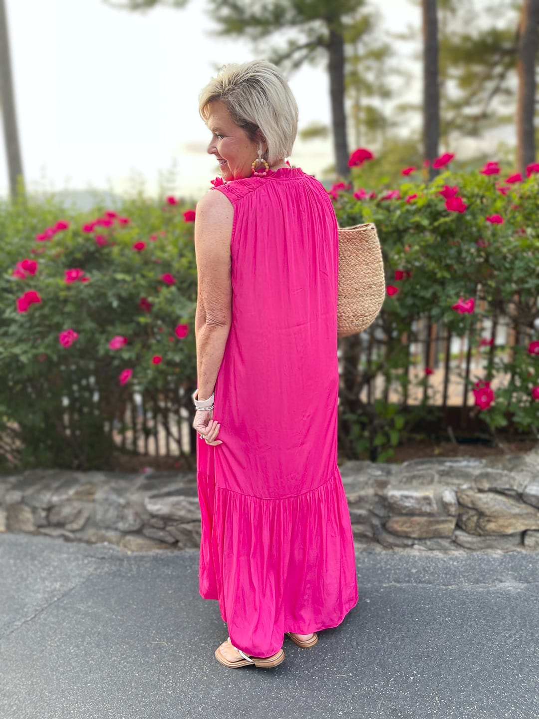 Over 40 Fashion Blogger, Tania Stephens is styling a Pretty in Pink This or That post with Chicos2