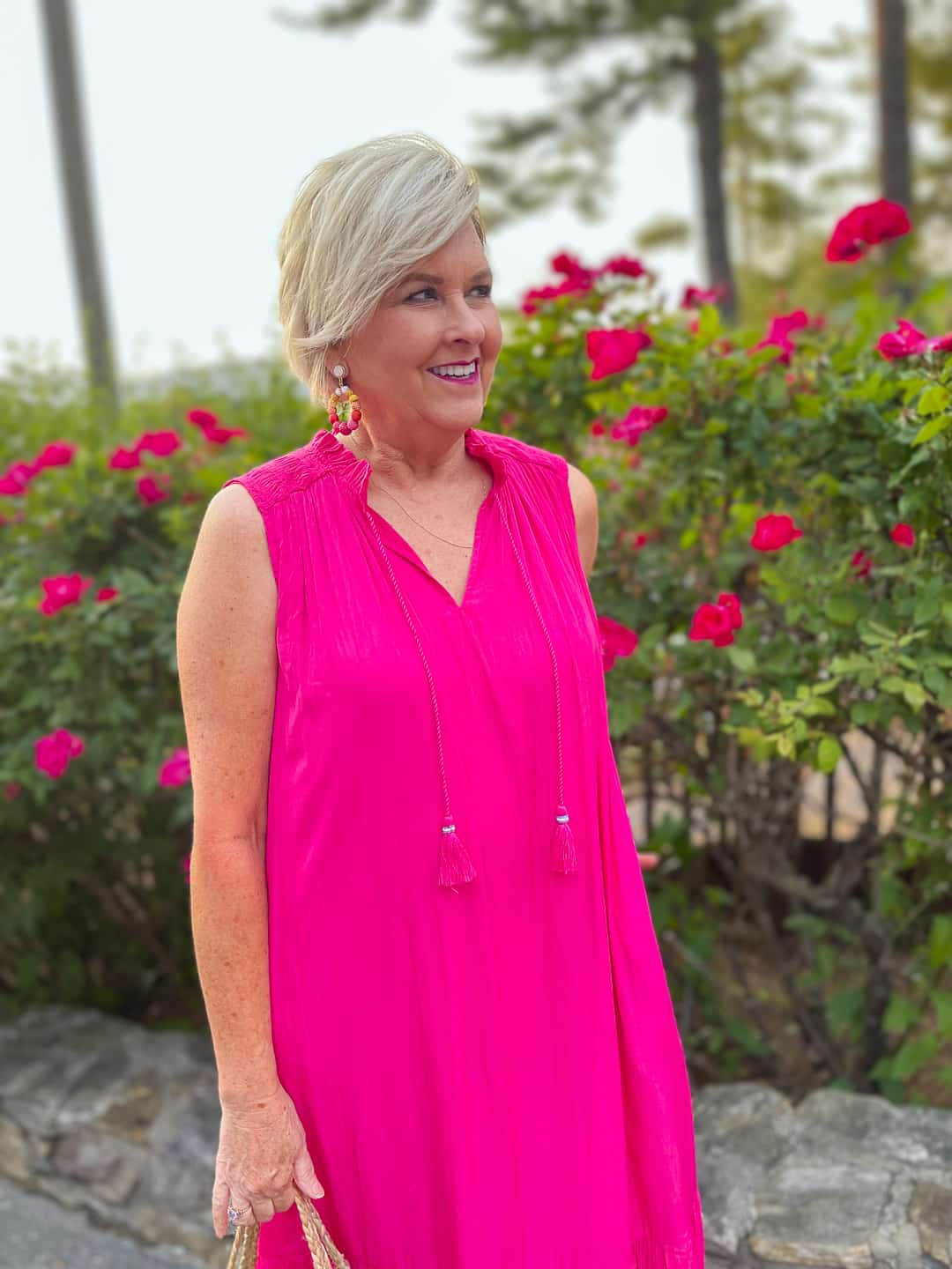 Over 40 Fashion Blogger, Tania Stephens is styling a Pretty in Pink This or That post with Chicos5