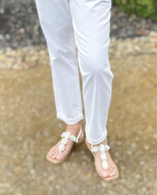 Over 40 Fashion Blogger, Tania Stephens is styling a navy and white Talbots outfit6