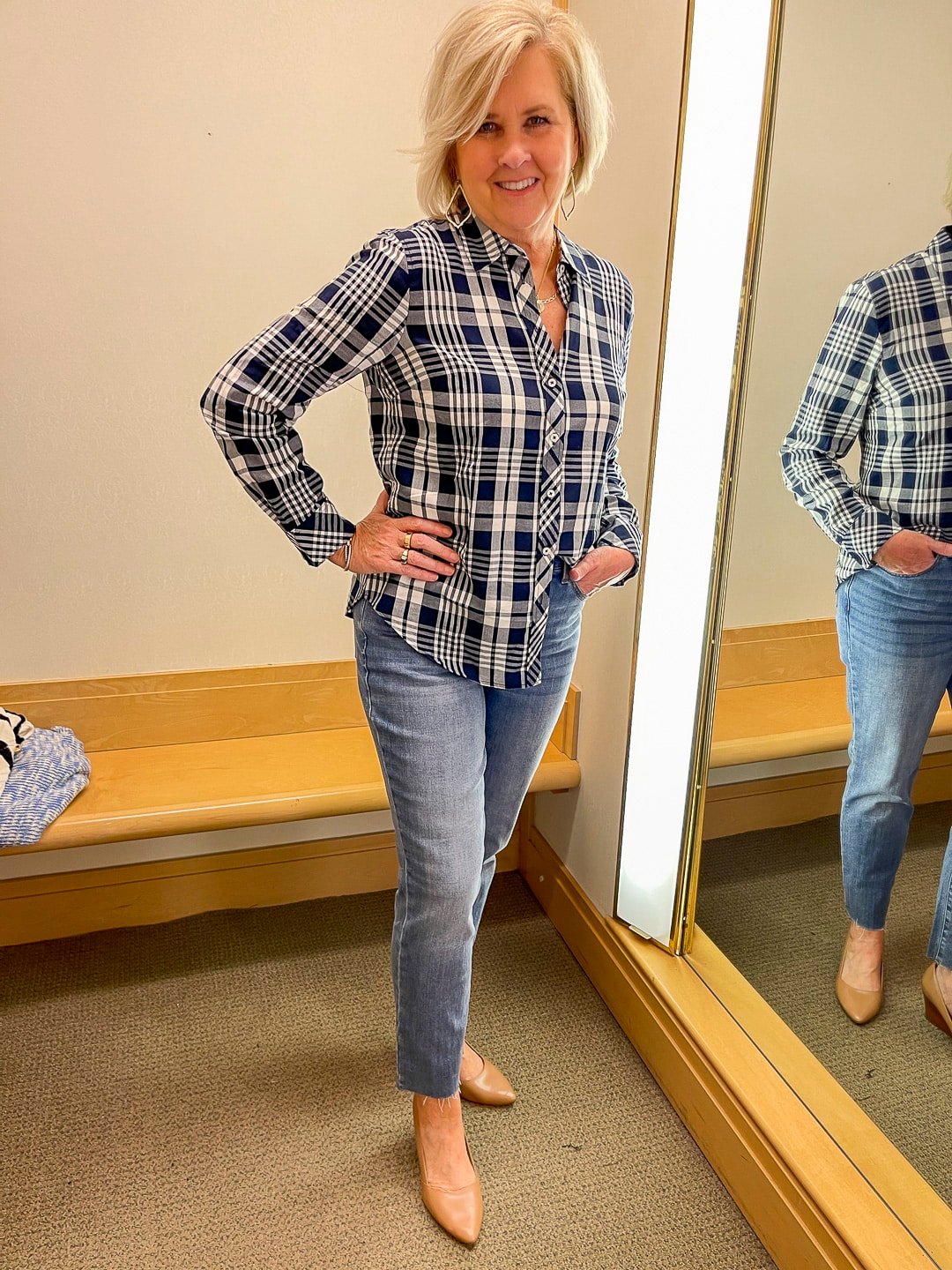 Over 40 Fashion Blogger, Tania Stephens is doing a Try-On Haul for Talbot's Fall Collection August 2022