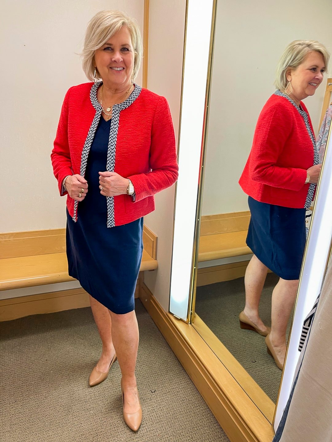 Over 40 Fashion Blogger, Tania Stephens is doing a Try-On Haul for Talbot's Fall Collection August 2022