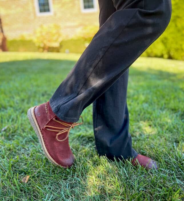 Over 40 Fashion Blogger, Tania Stephens is wearing a tunic top, jeans, and a jacket from Coldwater Creek19