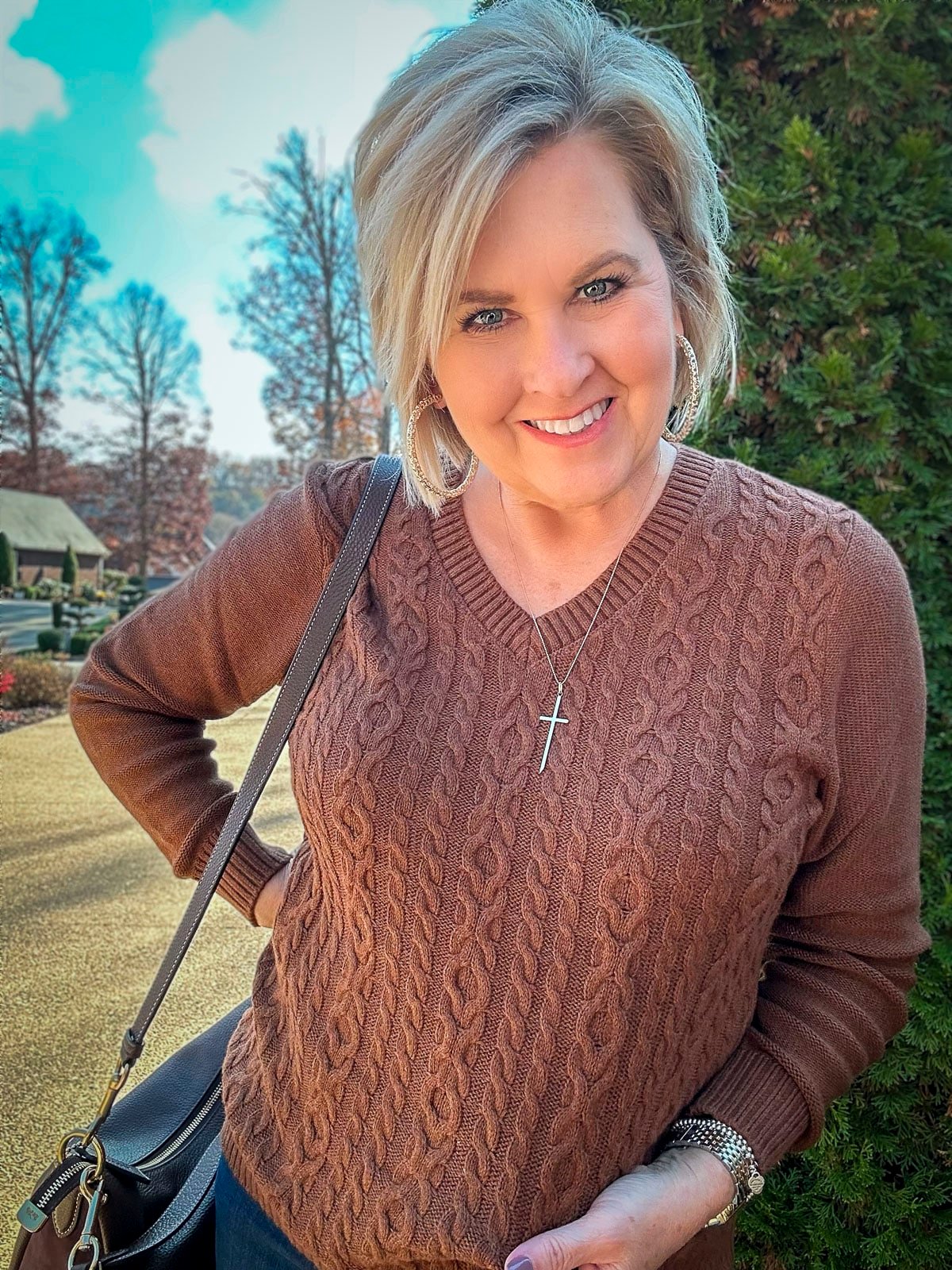 Over 40 Fashion Blogger, Tania Stephens is wearing jeans for the holidays5