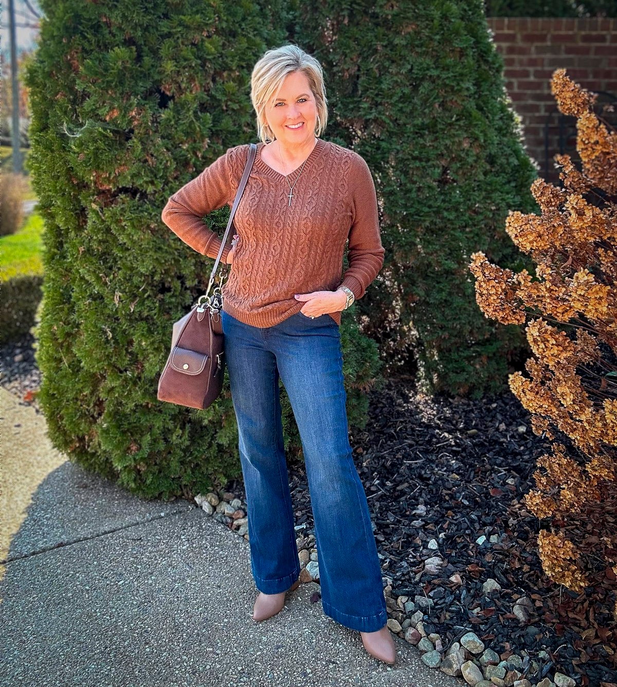 Over 40 Fashion Blogger, Tania Stephens is wearing jeans for the holidays8