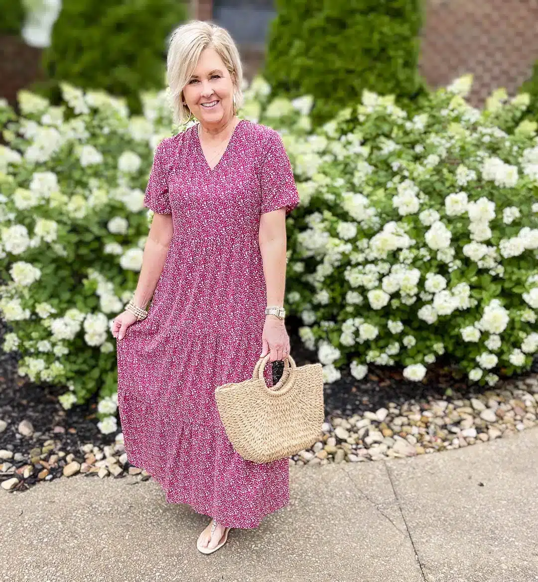Boho Maxi Dress 50 Is not old fashion blogger vacation purses tania stephens