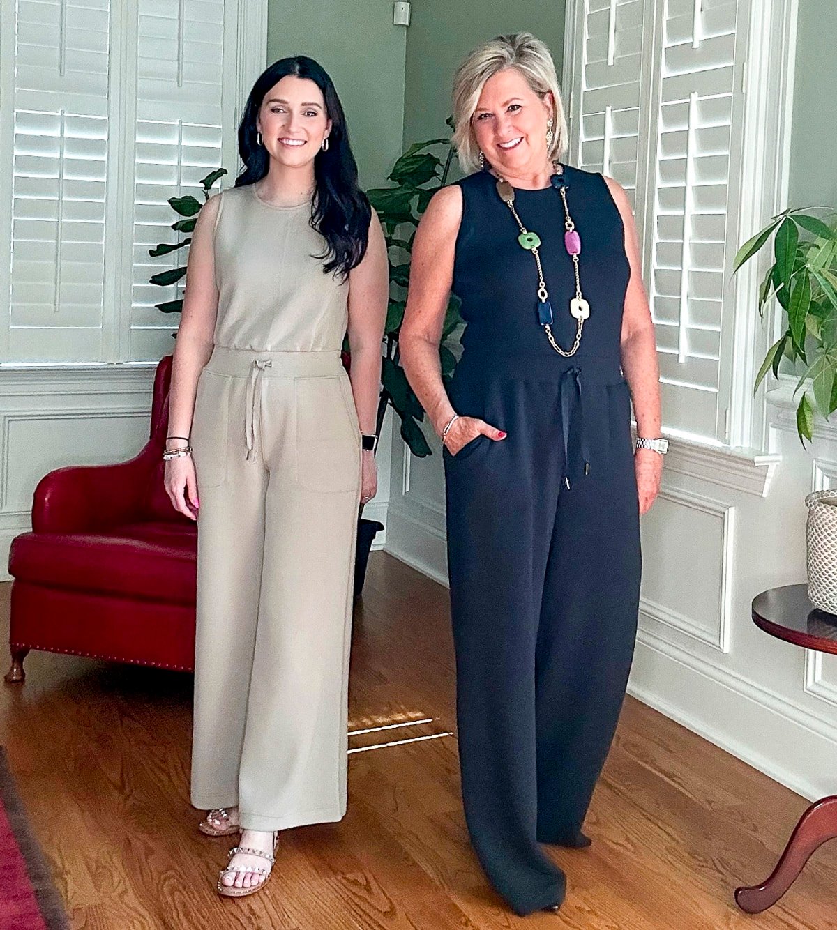Fashion Blogger, Tania Stephens and her DIL, Kayla are wearing SPANX Air Essentials Jumpsuits 10