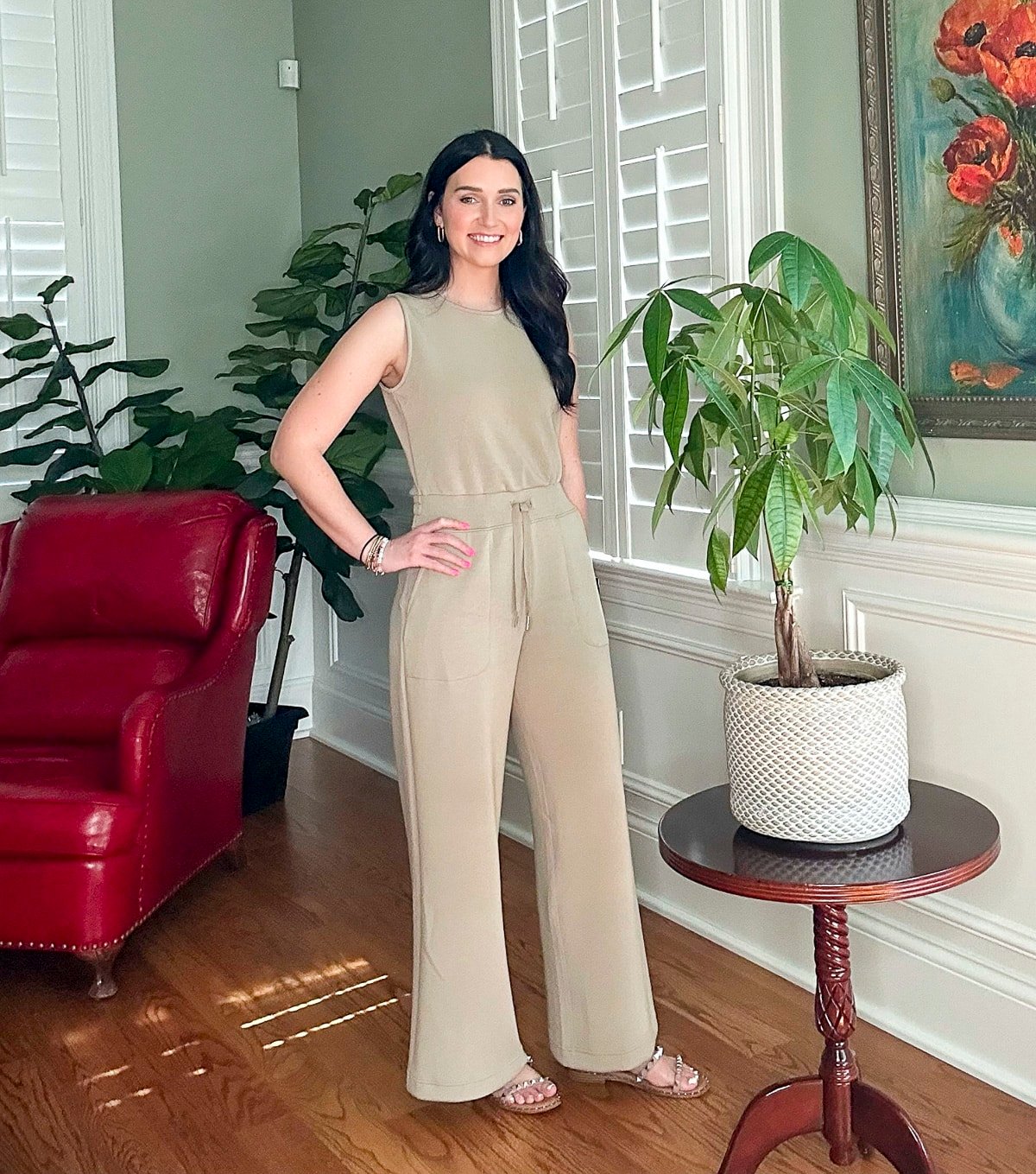 Fashion Blogger, Tania Stephens' DIL, Kayla is wearing a SPANX Air Essentials Jumpsuit4