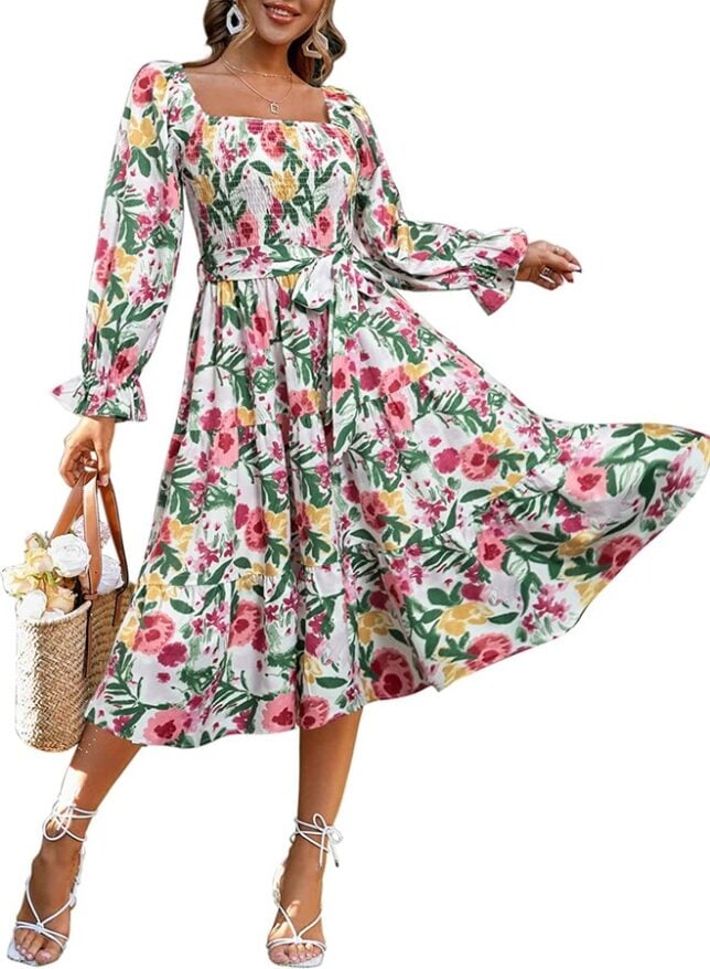 What to Wear on Easter Sunday at Church 50 is not old fashion blogger tania stephens floral