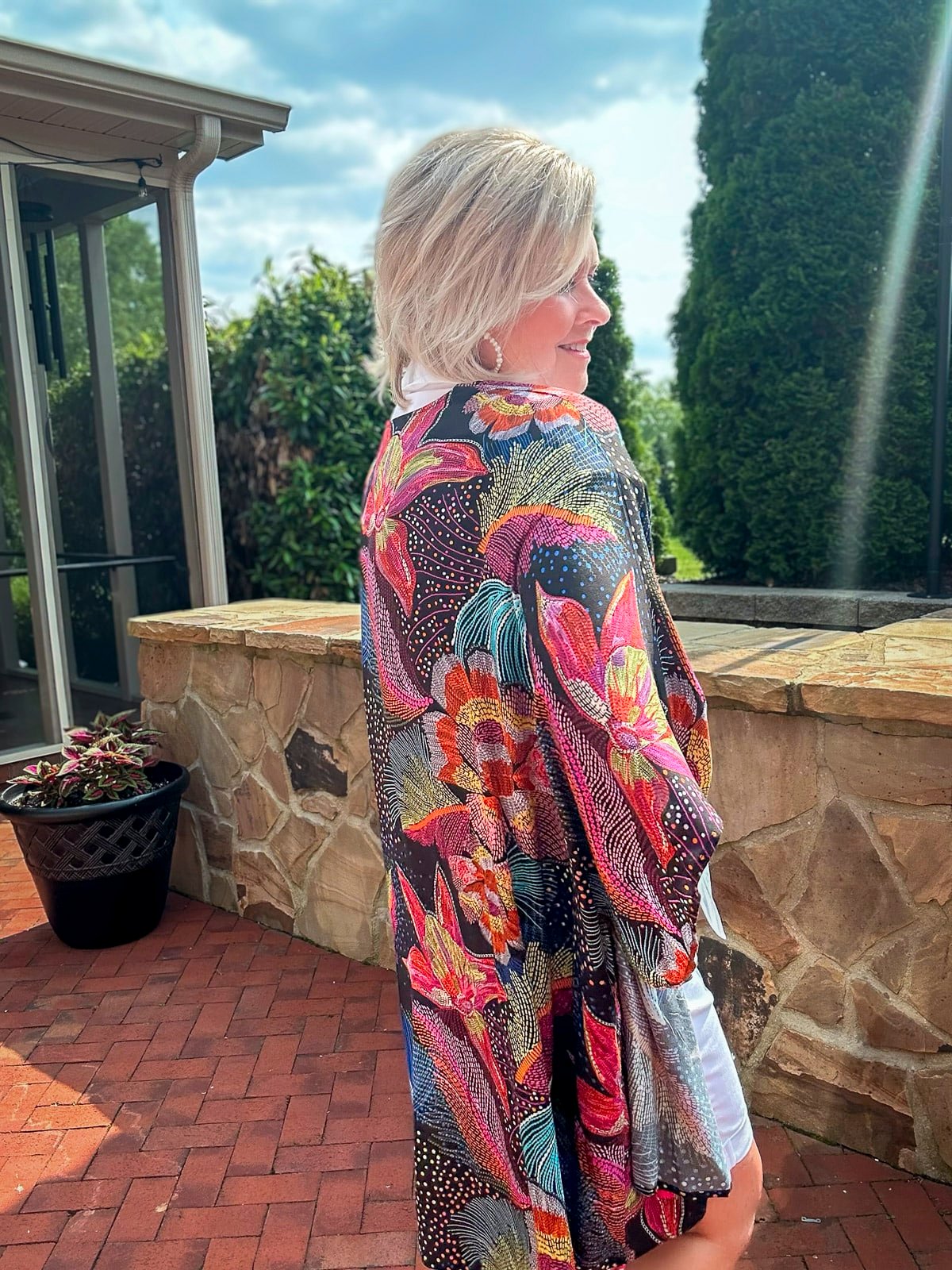 Over 50 Fashion Blogger, Tania Stephens, is styling the best bermuda shorts for women over 50 -49