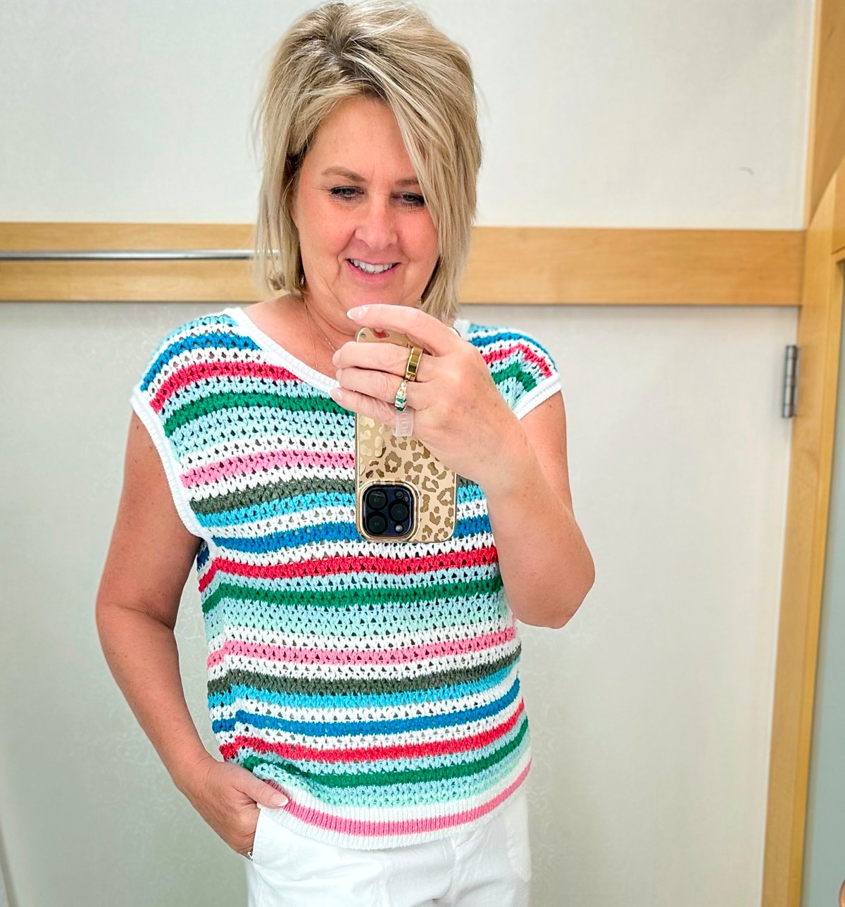 Over 50 Fashion Blogger Tania Stephens is doing a Talbots Summer Try On Haul for Women Over 50 12