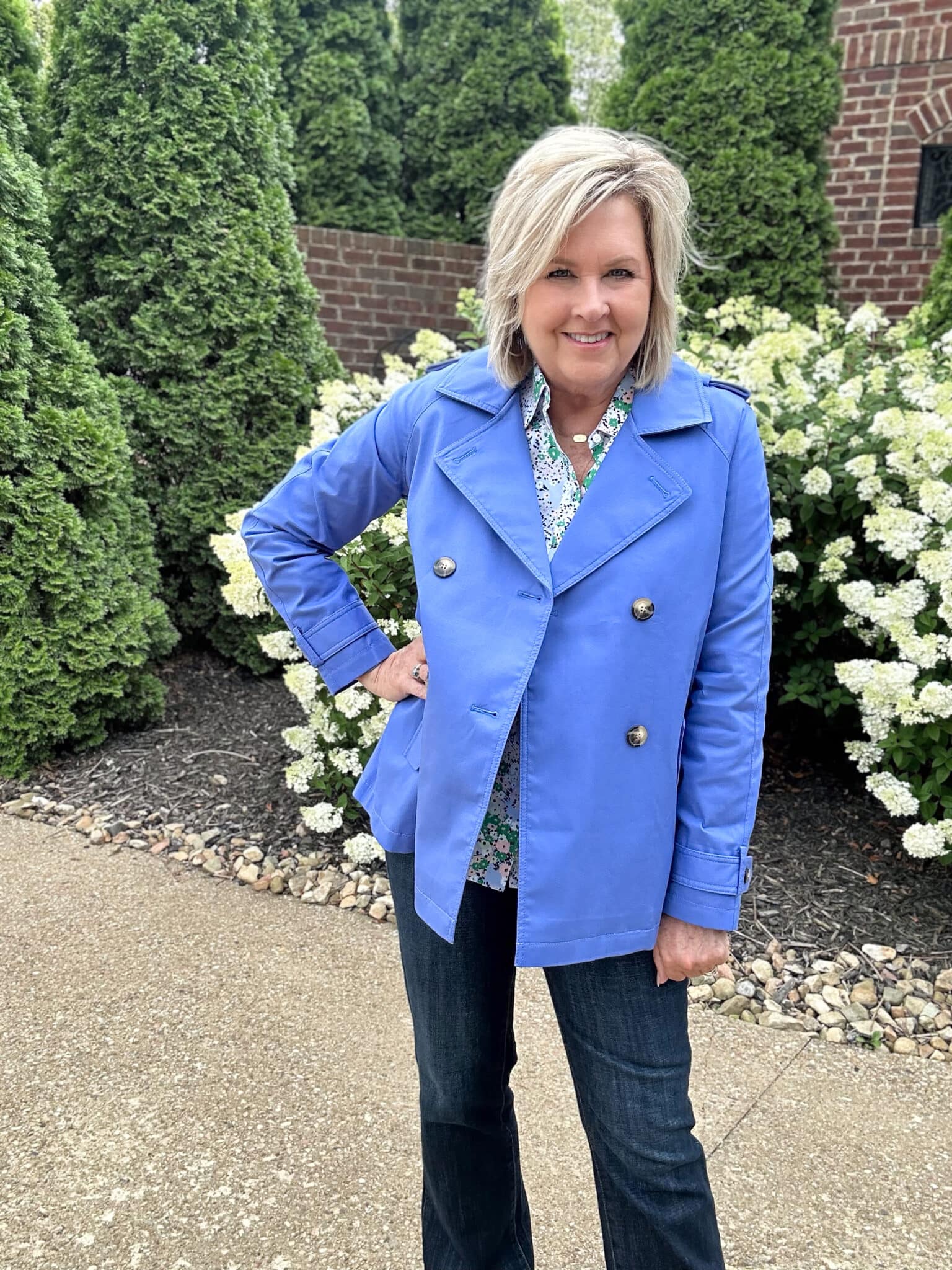 Over 50 Fashion Blogger, Tania Stephens is styling clothing from the Talbots Red Door Sale8171