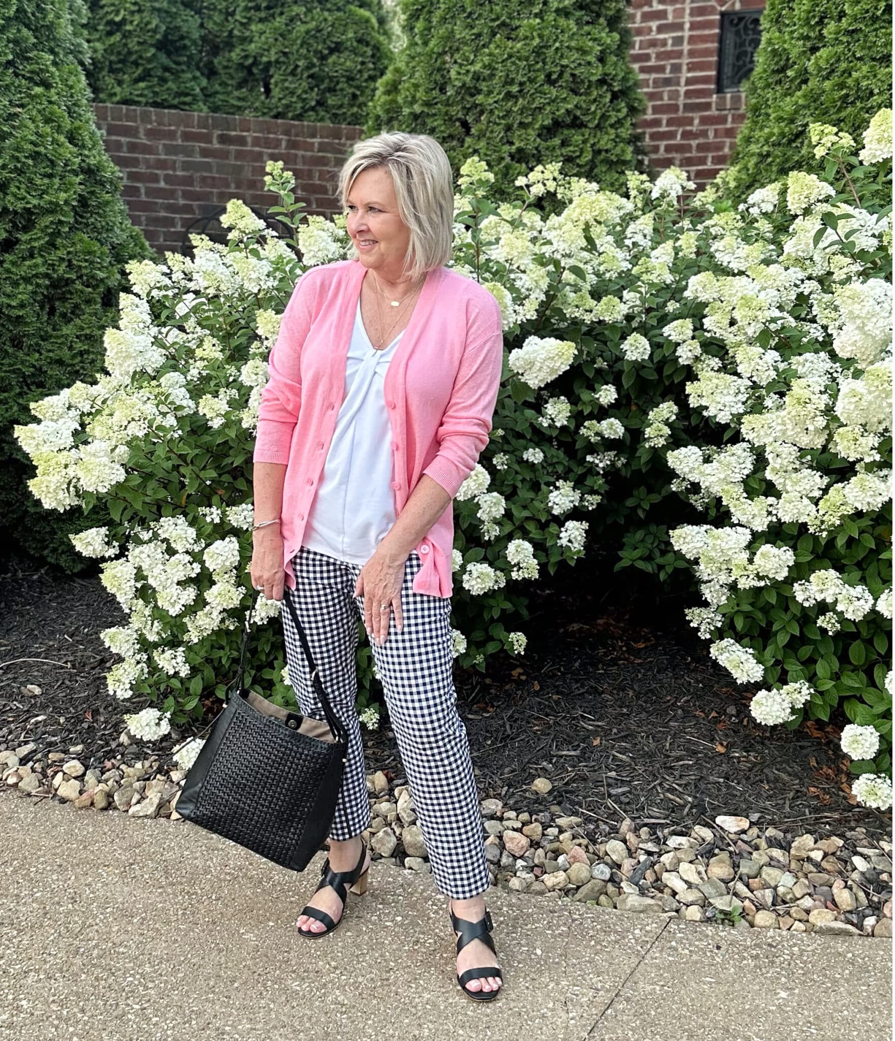 Over 50 Fashion Blogger, Tania Stephens is styling clothing from the Talbots Red Door Sale8189