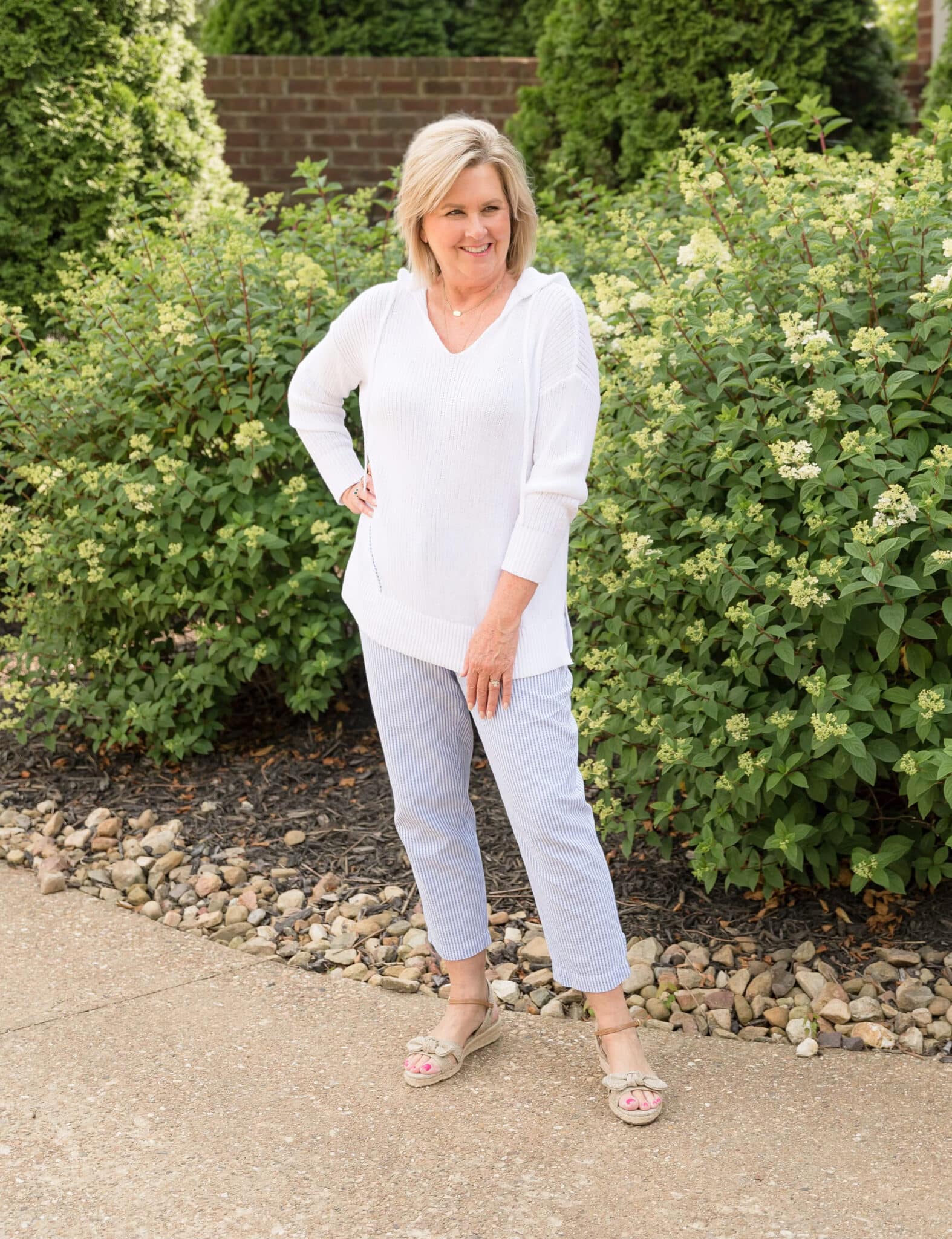 Over 50 Fashion Blogger, Tania Stephens is styling casual weekend styles for women over 50