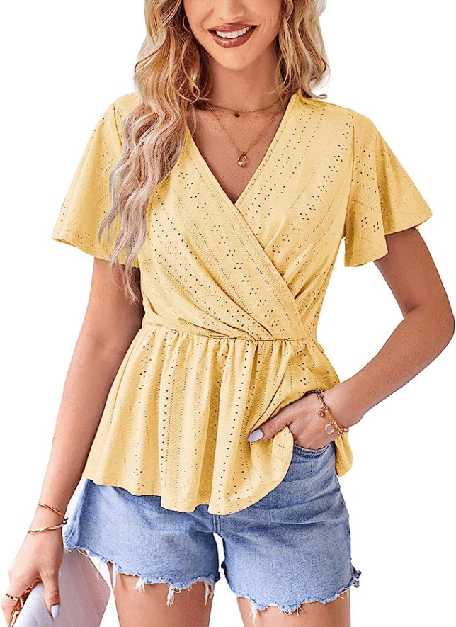 15  Versatile and Stylish Tops For Women Over 50 peplum