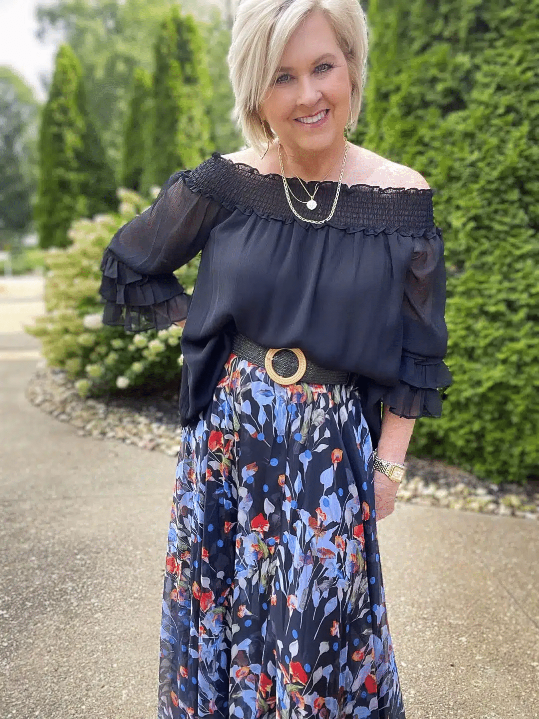15  Versatile and Stylish Tops For Women Over 50 off the shoulder