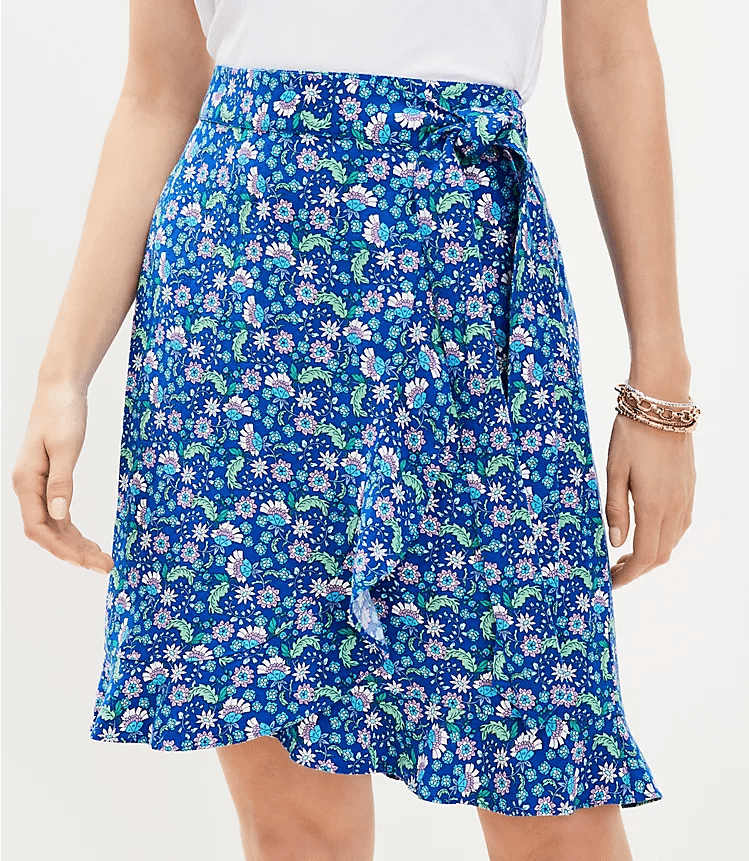The Most Flattering Skirts and Skorts for Petites - ruffle hem