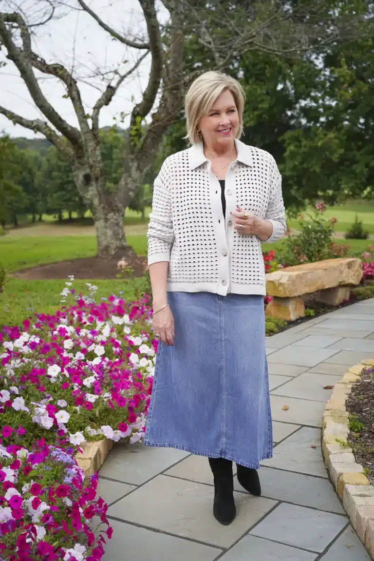 Denim Skirts for Women Over 50: How to Style