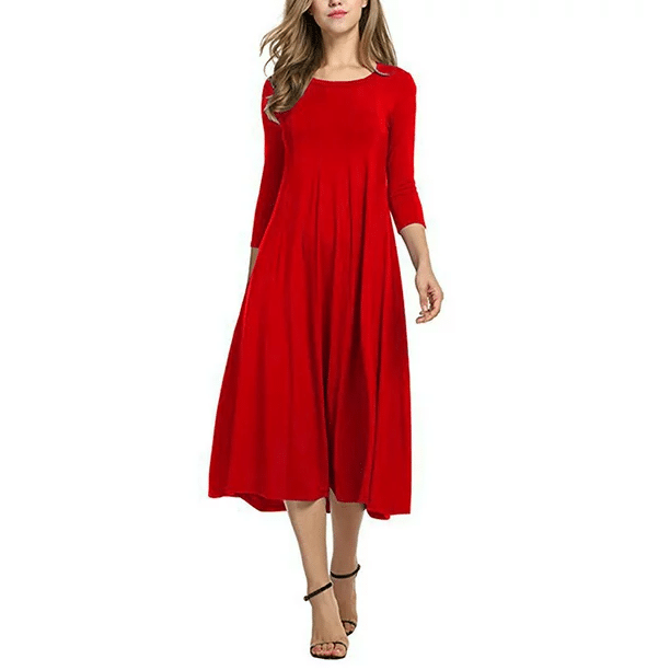 Tania Stephens 50 Is Not Old Fashion Blogger red-orange trend dress