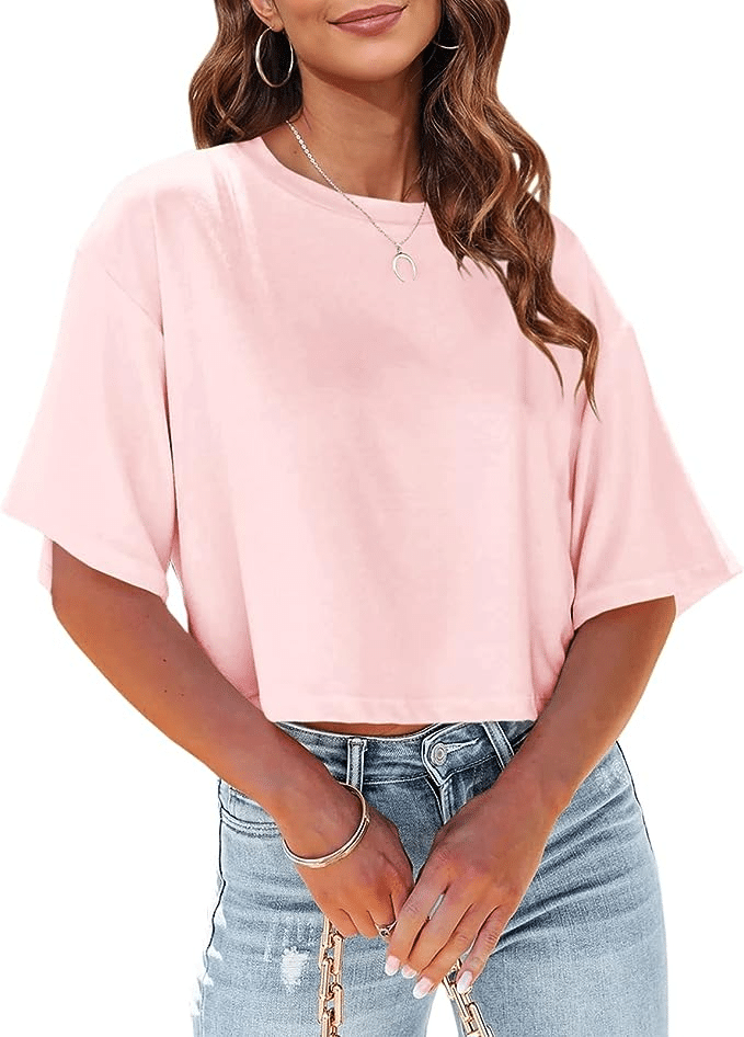 50 is not old fashion blog how to rock a maxi skirt crop top pink