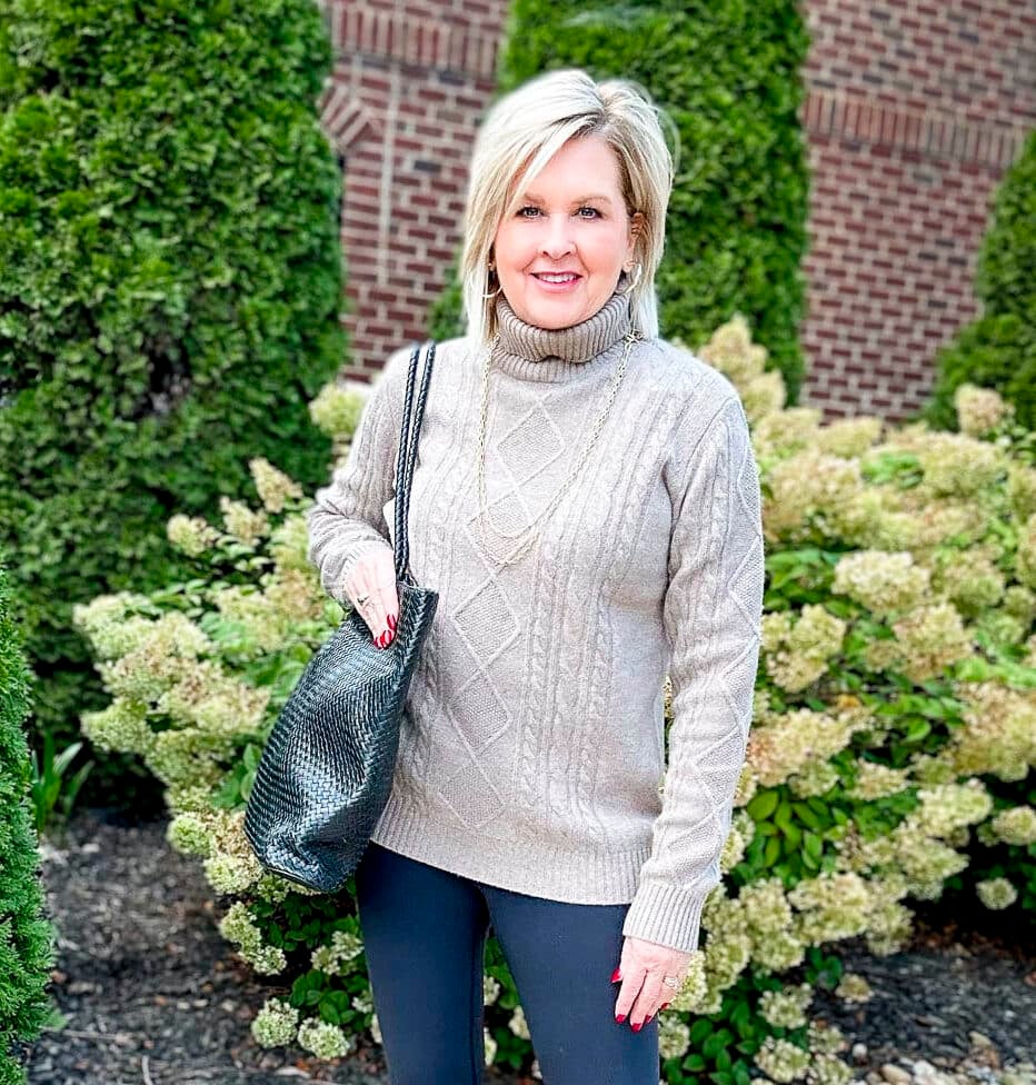 Over 50 Fashion Blogger, Tania Stephens is showing how women over 50 can wear oversized sweaters28