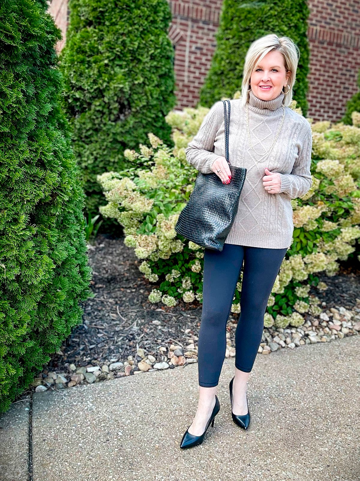 Over 50 Fashion Blogger, Tania Stephens is showing how women over 50 can wear oversized sweaters29
