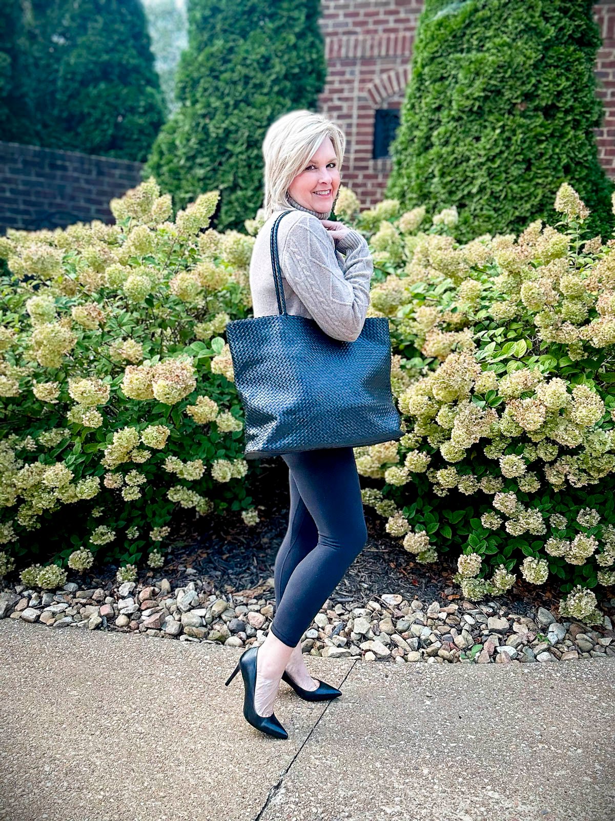 Over 50 Fashion Blogger, Tania Stephens is showing how women over 50 can wear oversized sweaters31