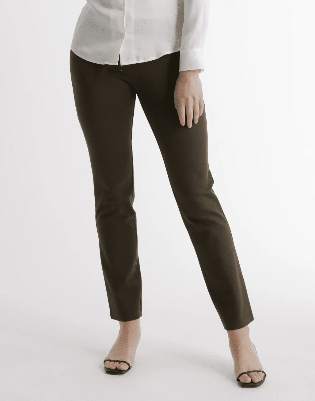 Quince Ultra-Stretch Ponte Straight Leg Pant