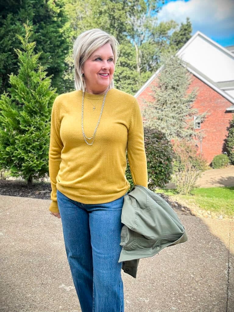 Over 50 Fashion Blogger, Tania Stephens is showing how to incorporate the trending color yellow in your wardrobe 6