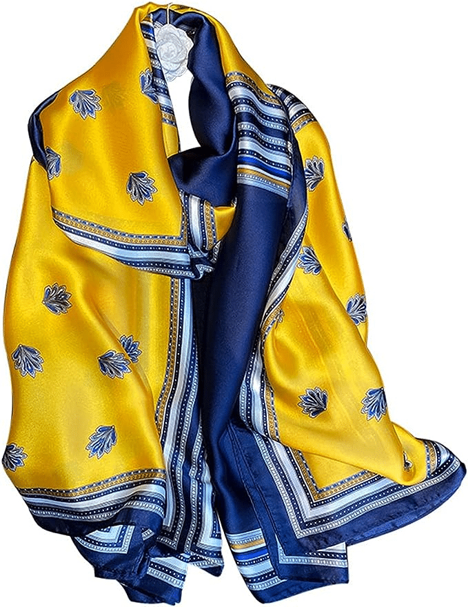 Fashion Blogger Fashion over 50 Tania Stephens Beautiful Ways to Incorporate the Trending Color Yellow In Your Wardrobe scarf